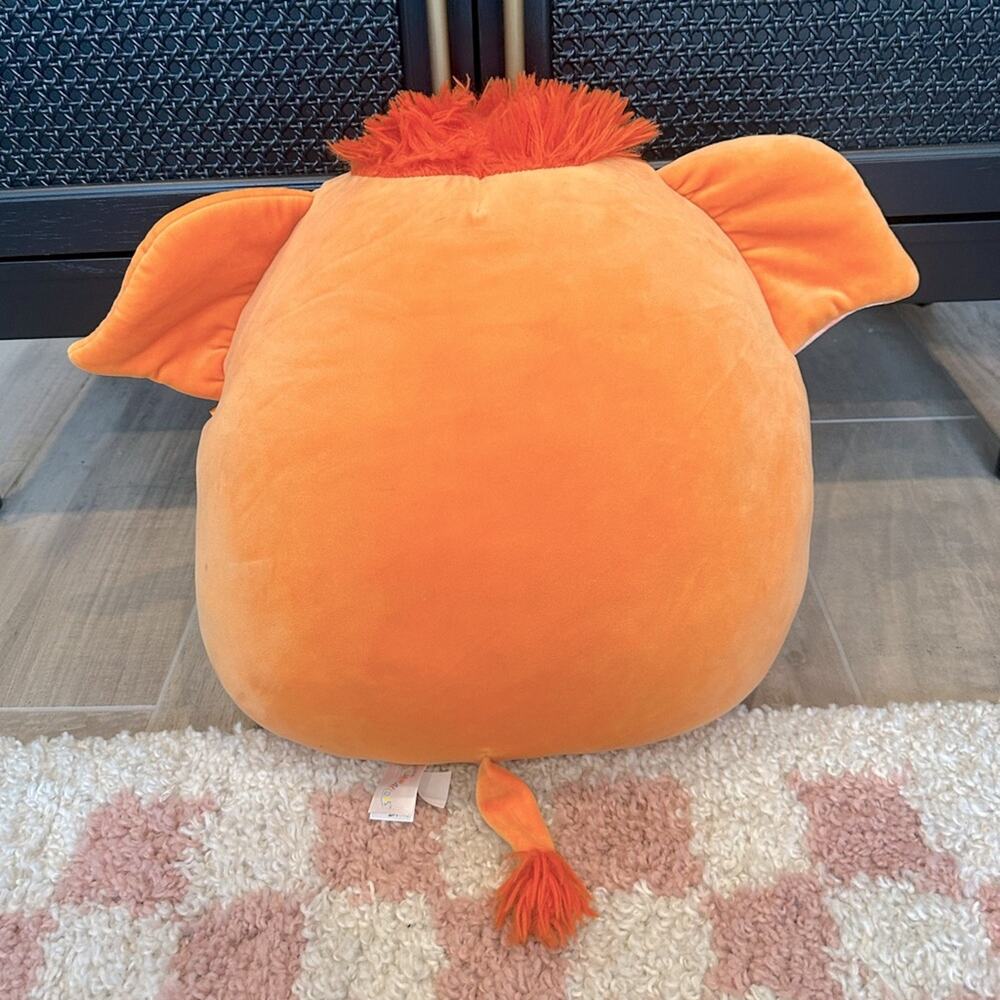 Squishmallows 16" Wilbie the Orange Woolly Mammoth Plush Toy - Picture 5 of 6